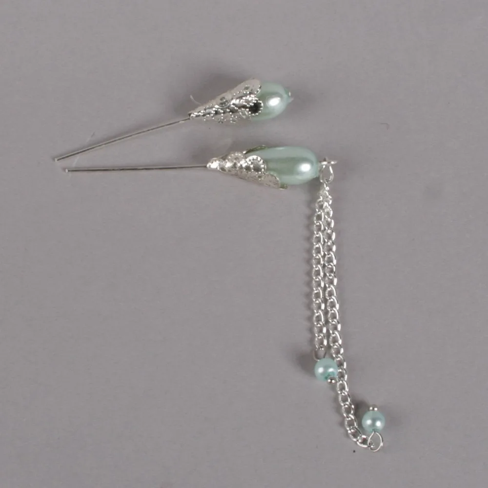 

[wamami] 699# Ooak Classical Ancient Green Hairpin For 1/3 1/4 SD AOD DOD DZ BJD Dollfie