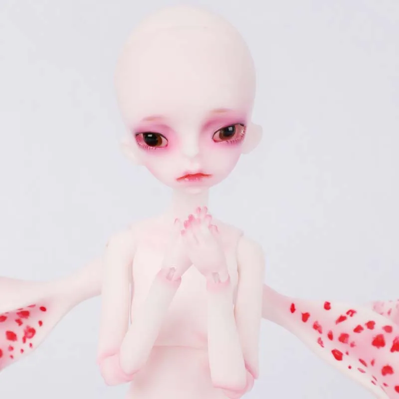 Новое поступление 1/8 BJD кукла DZ специальное тело ирис с глазами для детей подарок на день рождения(включая крылья