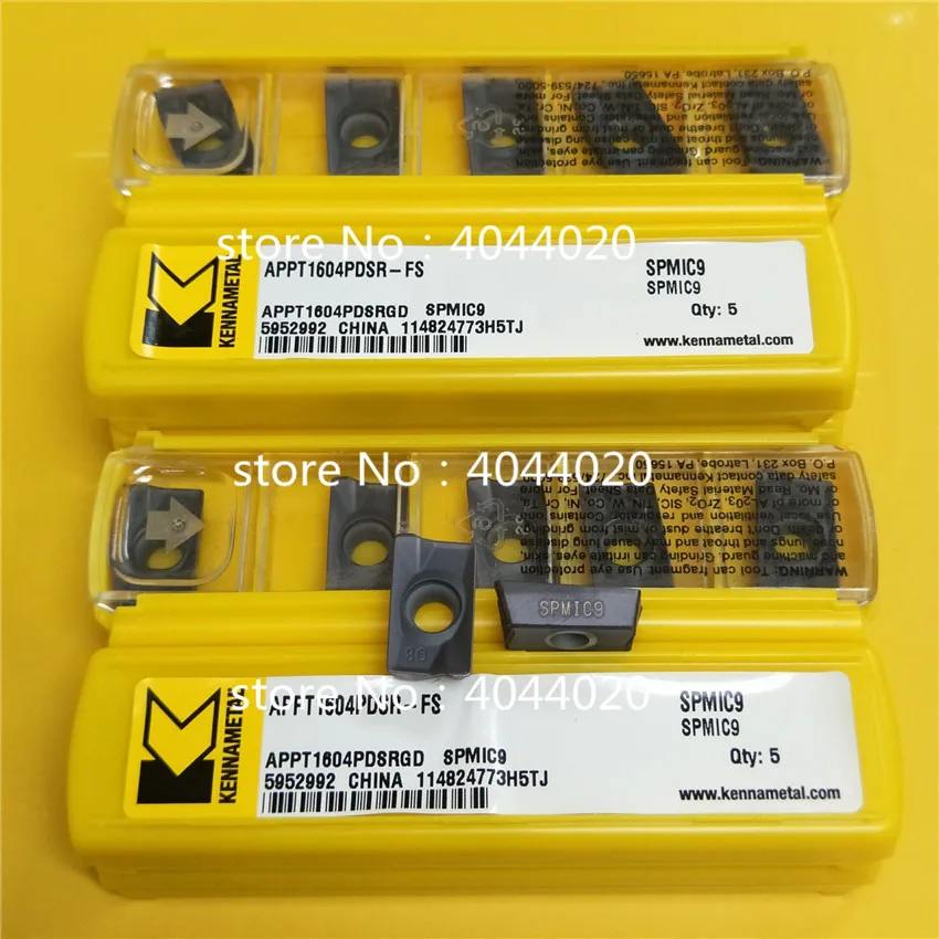 APPT1604PDSR-FS SPMIC9 новый оригинальный Kennametal вставки карбида токарные инструменты 10 шт.