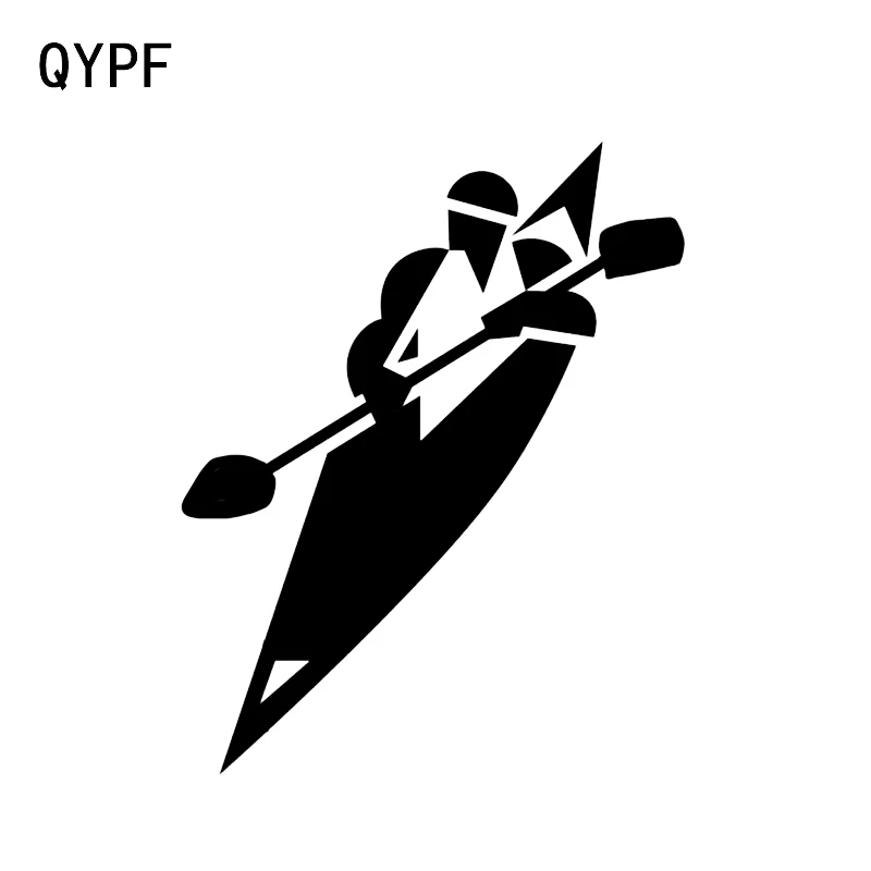 QYPF 12 7*16 см интересный уличный декор для каноэ автомобильная виниловая наклейка