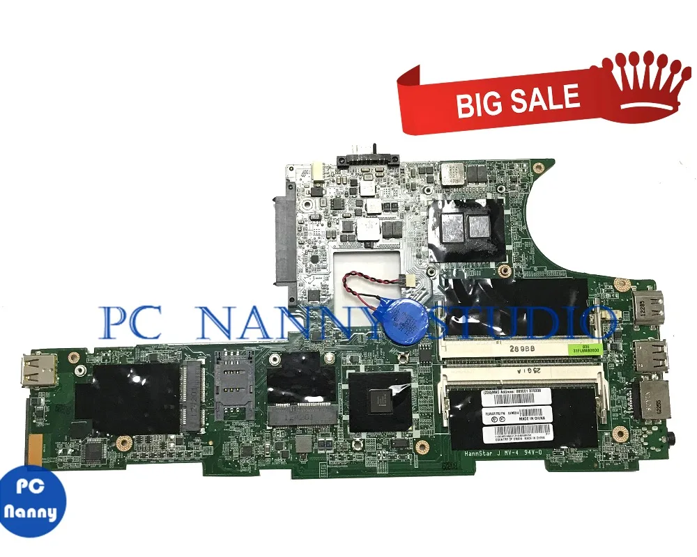 PANANNY для Lenovo E10 E11 материнская плата ноутбука I3 380 CPU на борту FRU 04W0314 DDR3 HM55 DA0FL6MB8D0
