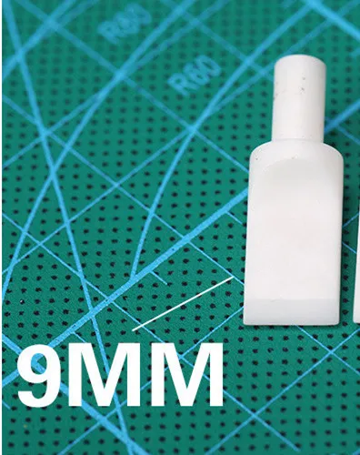 9MM Кожаный ручной инструмент, вращающаяся головка ножа, лезвие для резьбы, керамическая головка ножа - Цвет: 9MM
