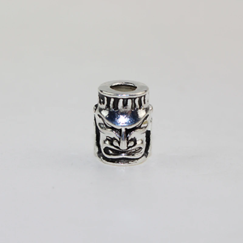 5 шт бусы на веревочке Металлические Подвески Череп для Паракорда браслет