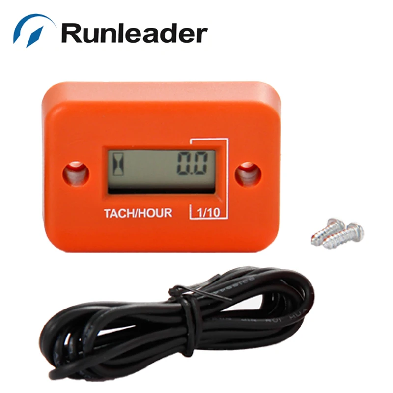 (5pcs/lot) Inductive Digital Water proof Tacho Hour Meter for motocross gas engine boat | Автомобили и мотоциклы