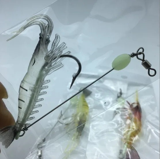 3 шт./лот рыболовная приманка со встроенным крючком светящаяся набор наживки из