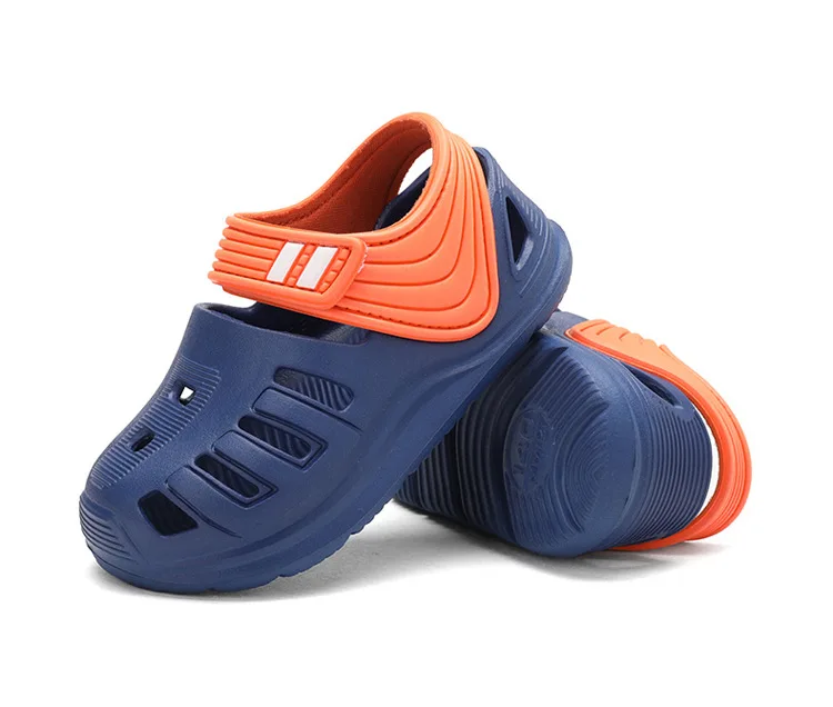 Детские мюли и сабо летние сандалии на плоской подошве для мальчиков девочек