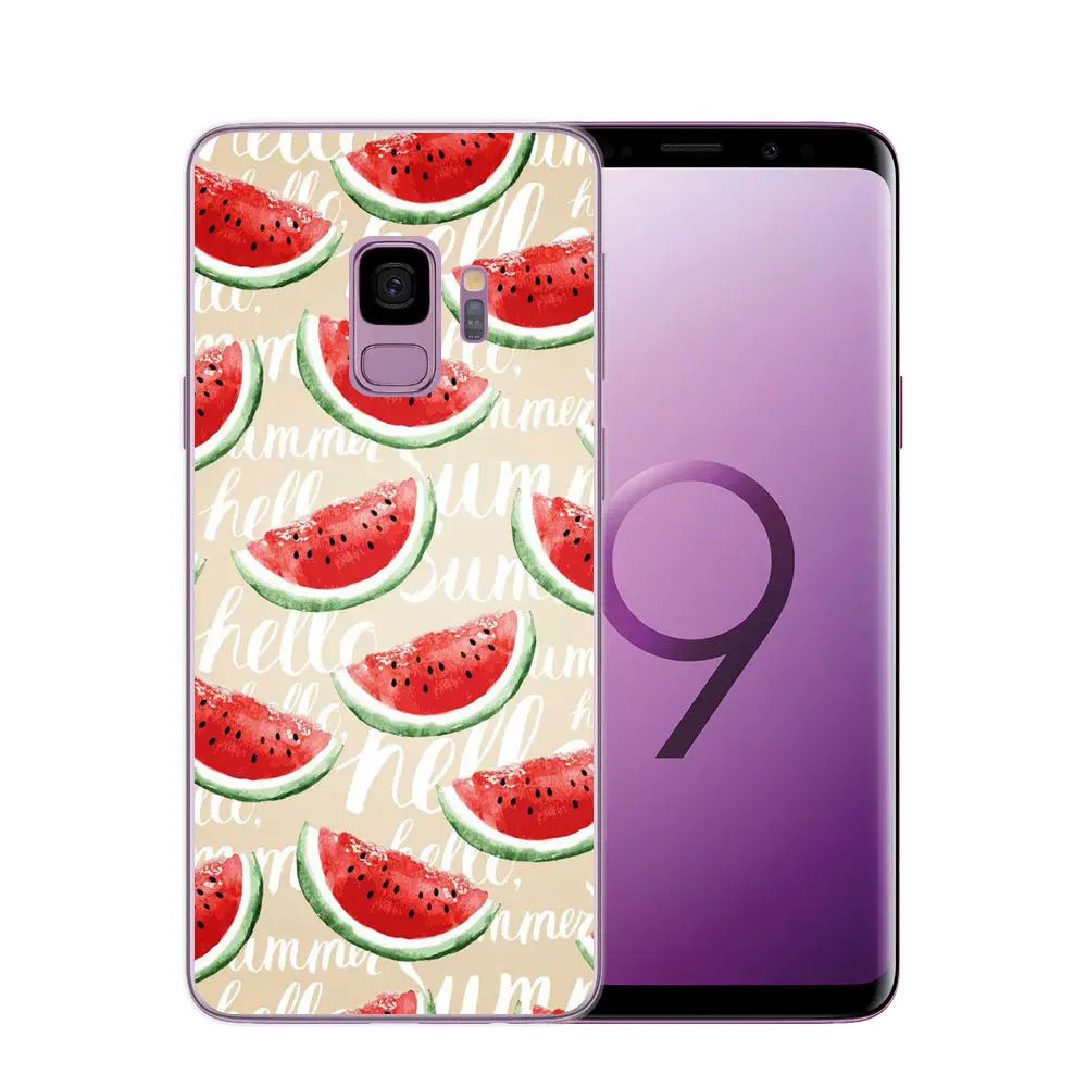 Summer Fruit Lemon Watermelon Pattern Cell Phone Case For Samsung J3 J5 J7 A3 A5 A7 2016 17 A8 Plus 2018 S6 S7 Edge S8 S9 |