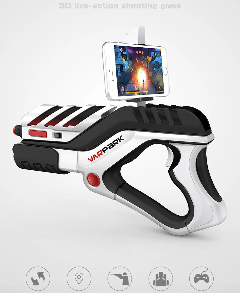 Мобильный телефон Смарт Bluetooth AR игровой пистолет игрушка VR пульт дистанционного зондирования геймпад открытый пистолет воздушные пистолеты креативные игрушки пистолет для Android ios