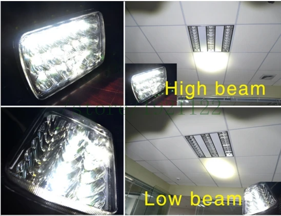 Полугрузовик светодиодный рабочий свет 4 &quotx 6&quot led герметичный луч 45 Вт 6x4 дюйма