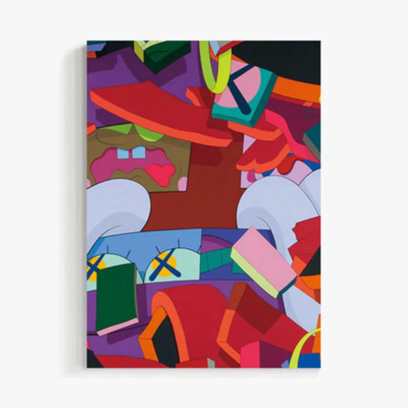 60x90cm Граффити абстракция настенные картины абстракция уличное искусство творческая спальня дома гостиная современный декор M740 - Цвет: 60x90cm