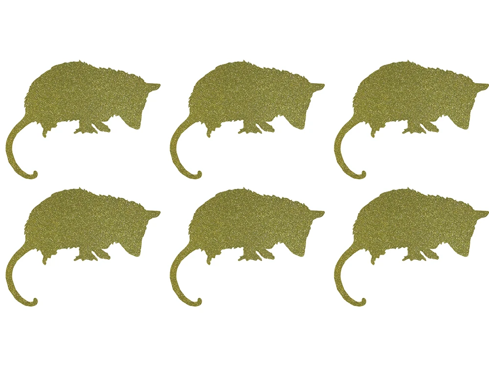 5x3 8 см Opossum mammal animal Золотая блестящая наклейка|stickers stickers|stickers goldstickers glitter |