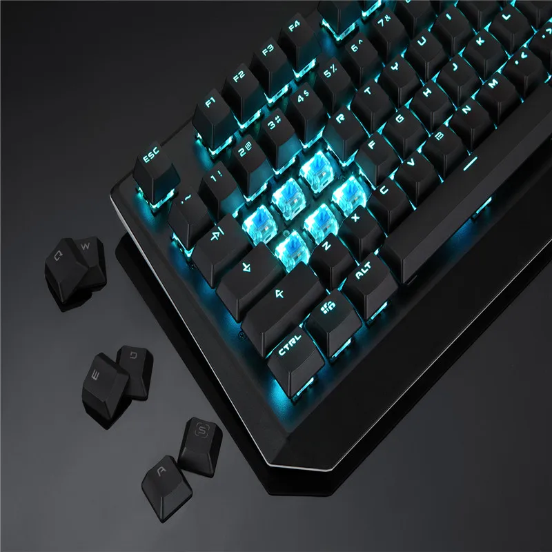 Motospeed CK95 Игры Механическая клавиатура 104 ключей Русский Английский красный/синий