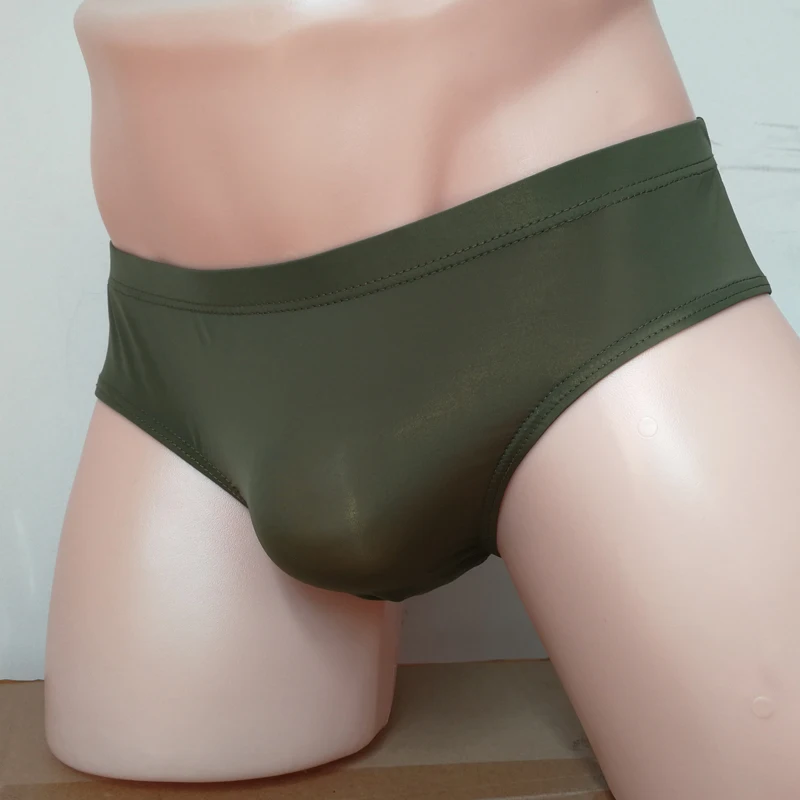 

Sexy Men Seamless Briefs Low Waist See Throught Panties Breathable Ice Silk Transparent Briefs Sexy Gay Underwear Sissy Panties