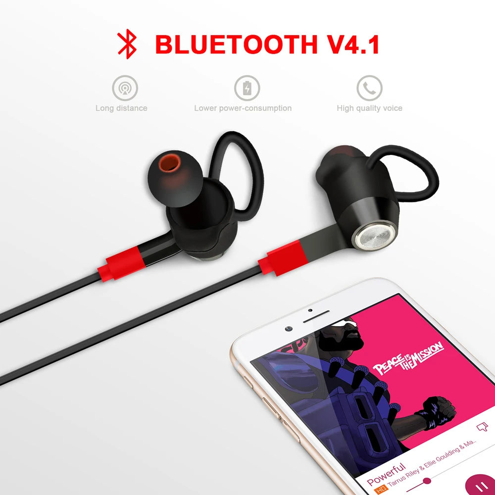 Mixcder Flyto спортивные bluetooth наушники с шейным ремешком беспроводная гарнитура для