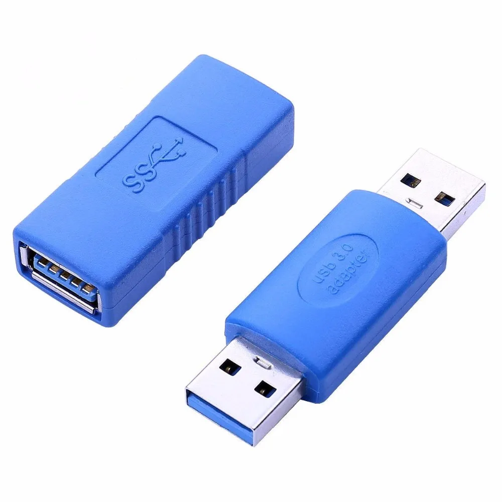 2 шт./лот SuperSpeed USB 3 0 Type A папа и адаптер Мама мама удлинительная муфта для