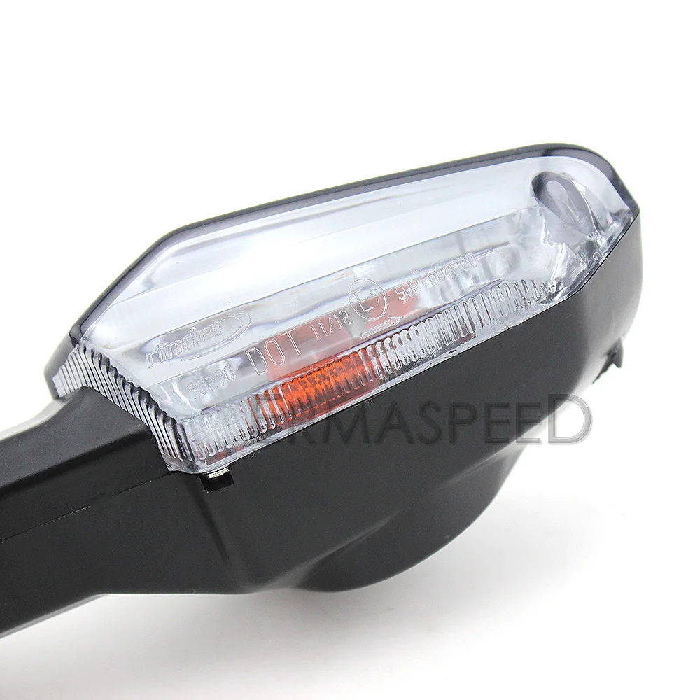 1 пара мотоцикл поворота светильник янтарь ABS Пластик мигалка светодиодные
