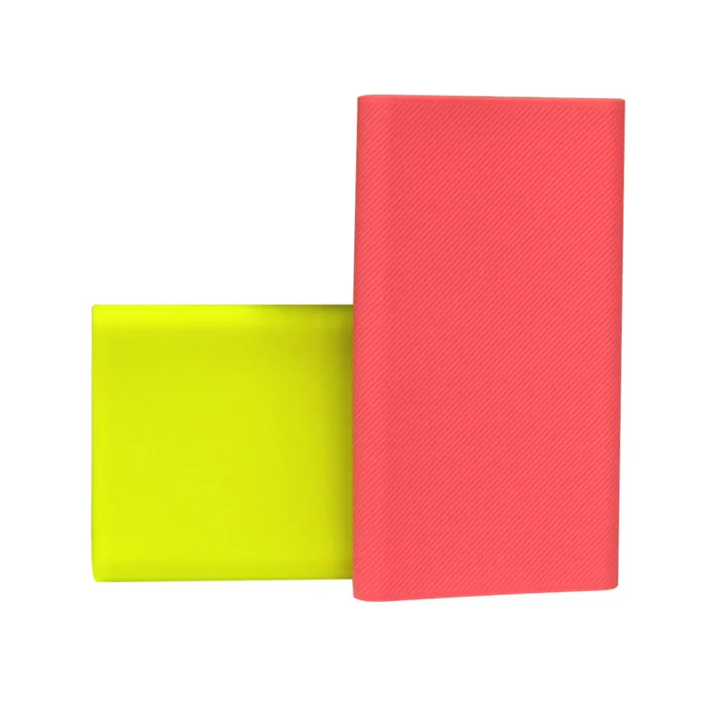 Mi Power Bank силиконовый чехол для 10000 мАч Xiaomi 2 поколение резиновый защитный Чехлы в