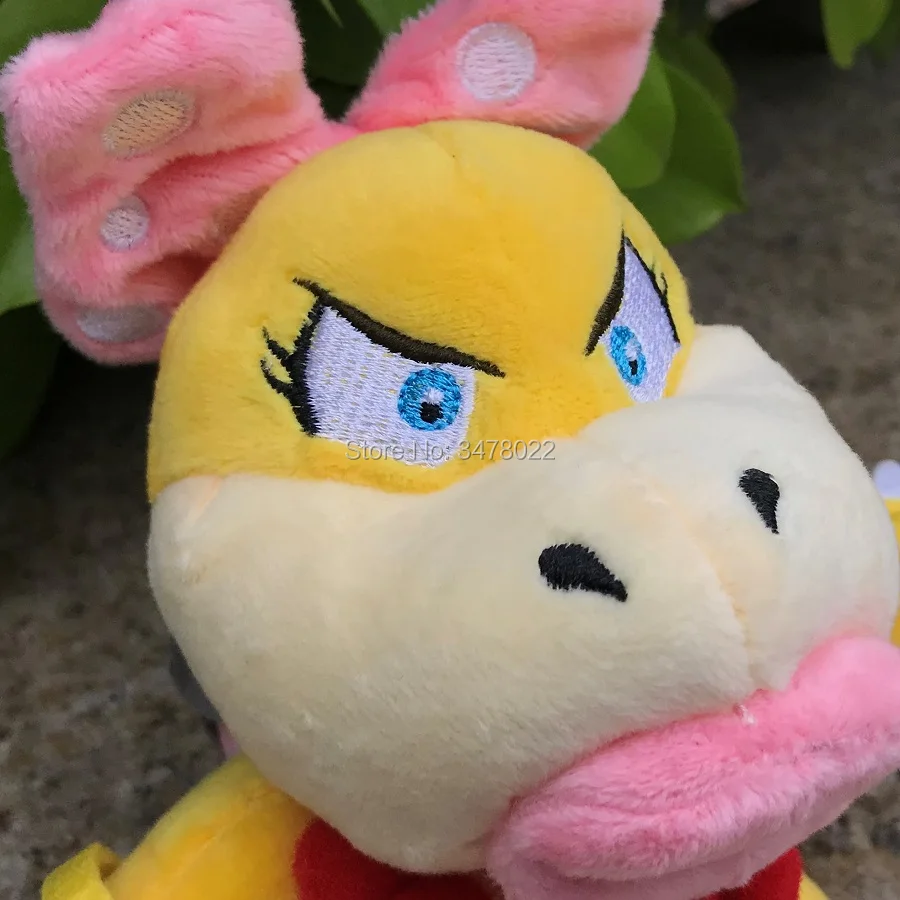 Бесплатная доставка Super Bros Koopalings Венди О. Плюшевый Купа игрушки Bowser сын чучело