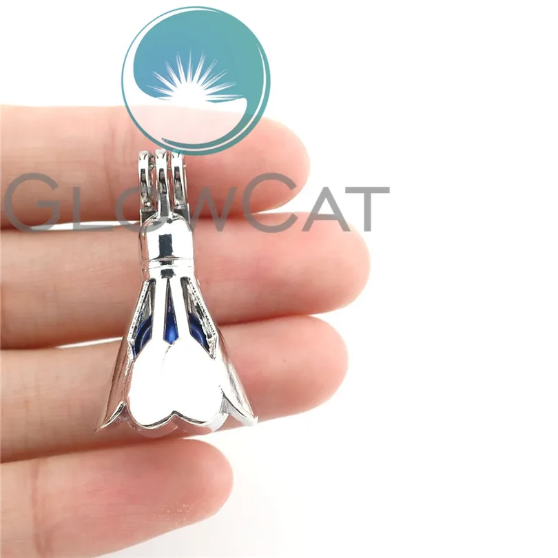 10x K880 Sports Badminton Beads Cage Pendant Perfume Essential Oil Diffuser Pearl Locket Jewelry Making | Украшения и аксессуары