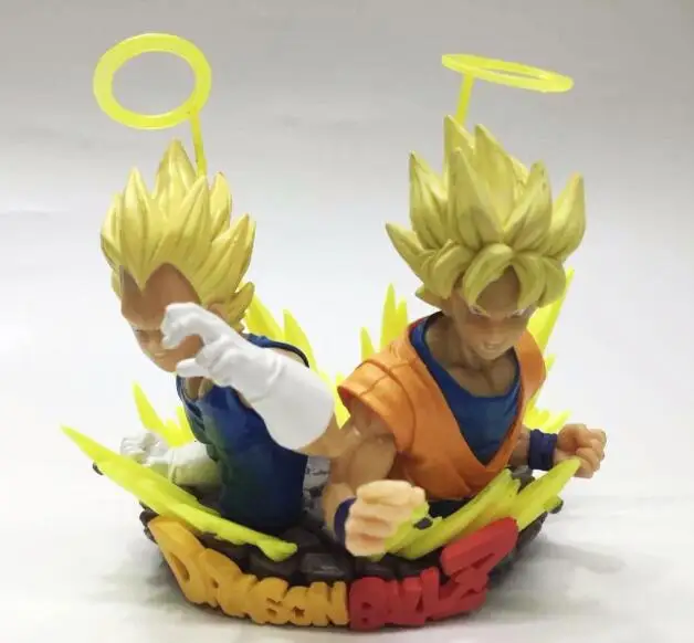 Dragon Ball Z Com: figuation GOGETA Vol.2 коллекция фигурок-Супер Saiyan Son Goku &amp Vegeta Статуя Фигурка