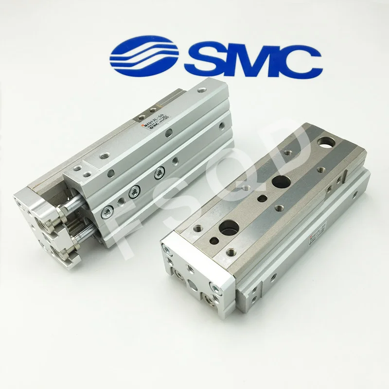 MXQ12L 50 100 30BSR SMC Воздушный скользящий цилиндр пневматический компонент серия MXQ|smc