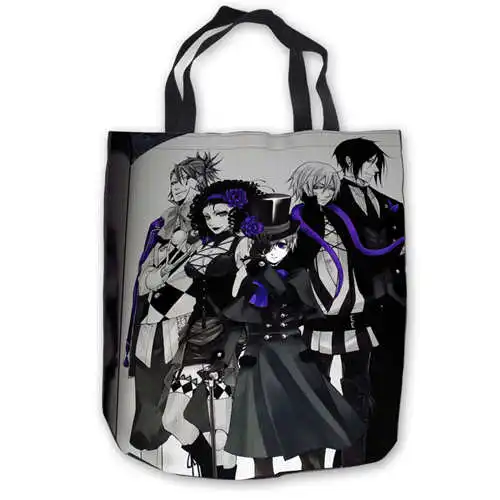 Custom Canvas Kuroshitsuji_The_Black_Butler (1) ручные сумки тоут хозяйственная сумка повседневные