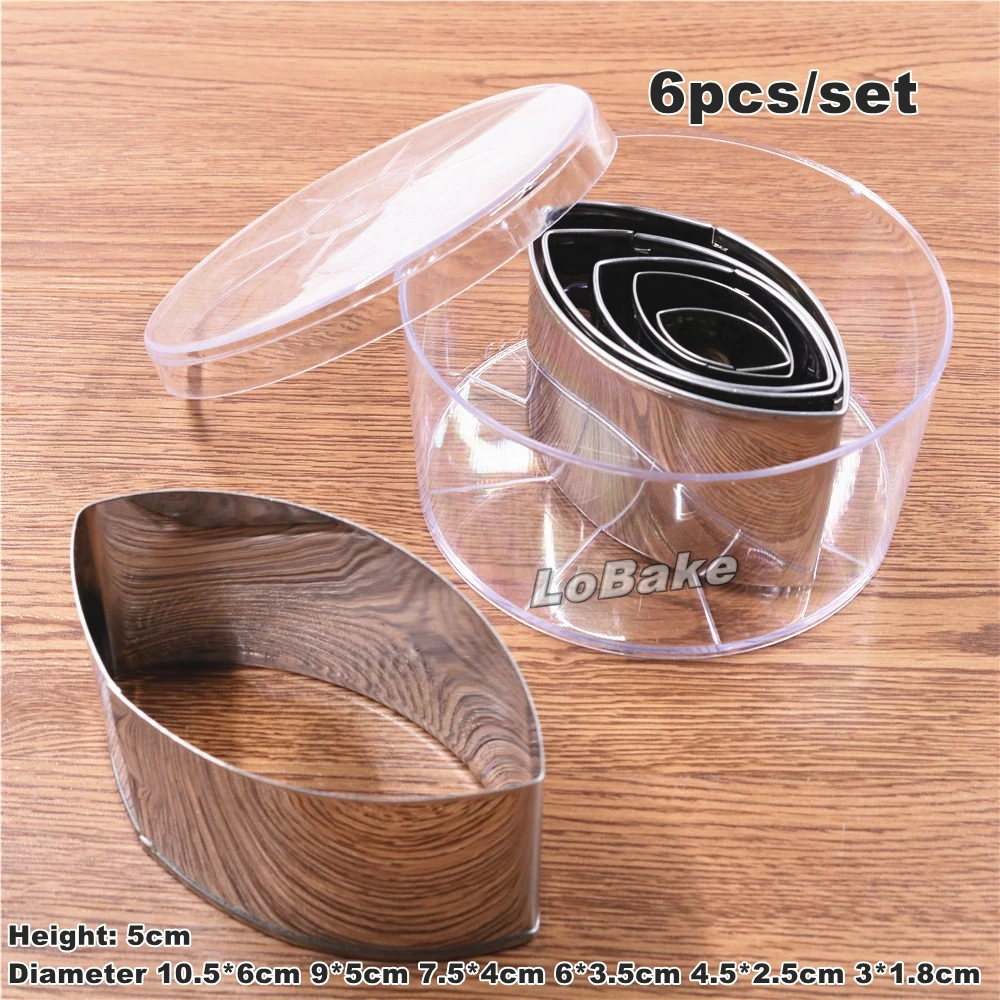 (6 шт./компл.) плоская конструкция из нержавеющей стали овальной формы глаза для