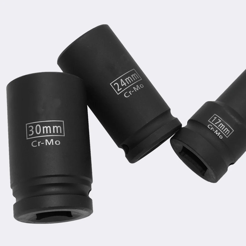 1Pcs 3/4 Inch Wind Cannon Sleeve Six Angle Head 19mm-38mm Pneumatic Heavy Lengthening Socket Wrench | Инструменты