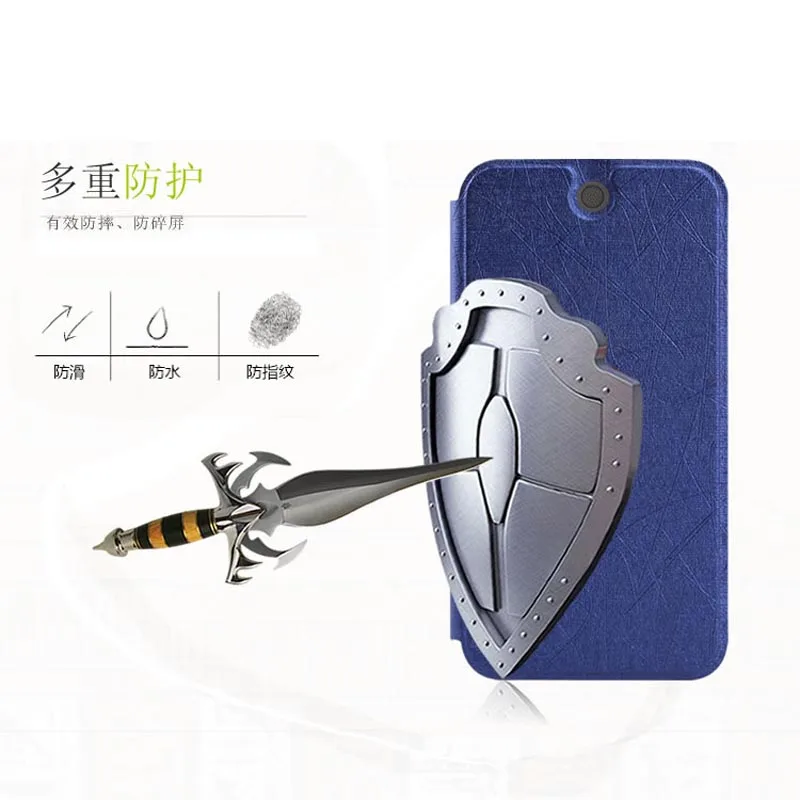 на Zte Blade A1 Чехол супер тонкие модные кожаный флип чехол Обложка Телефон для zte
