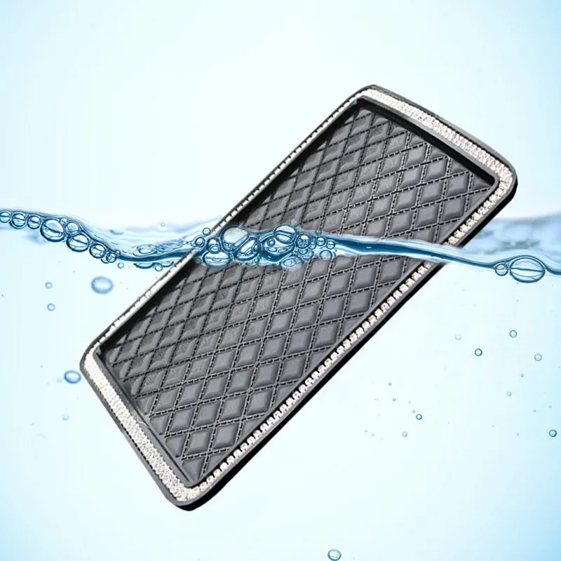 

Car Silicone Non-slip Storage Mat Multi-function Cup Mat Phone Mat Ipad Mat Strong Adsorption Capacity No Trace Car Interior