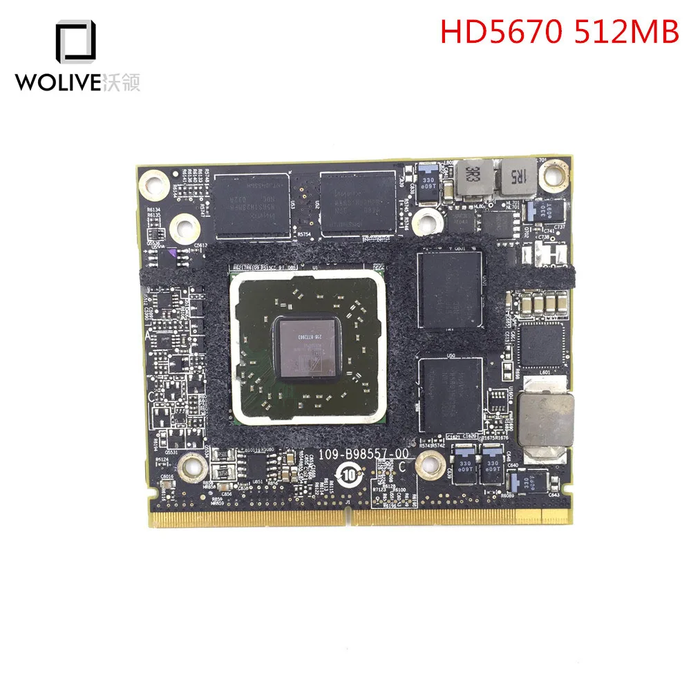 Видеокарта для iMac A1312 A1311 HD5670 HD5670m 109 B98557 00 VGA Графическая карта|graphics card vga|vga vgavideo vga |