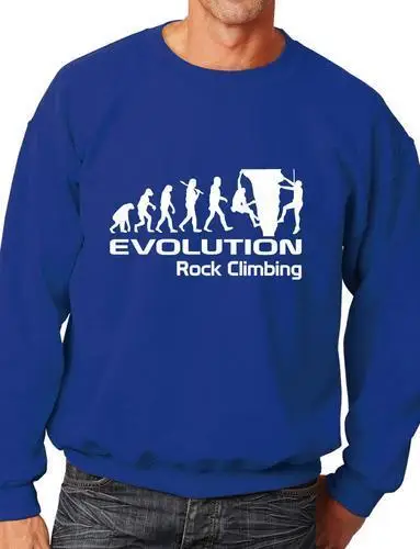 

Evolution Of Rock Alpinism Funny Adult Unisex Sweatshirt Birthday Gift More Size and Color-E148