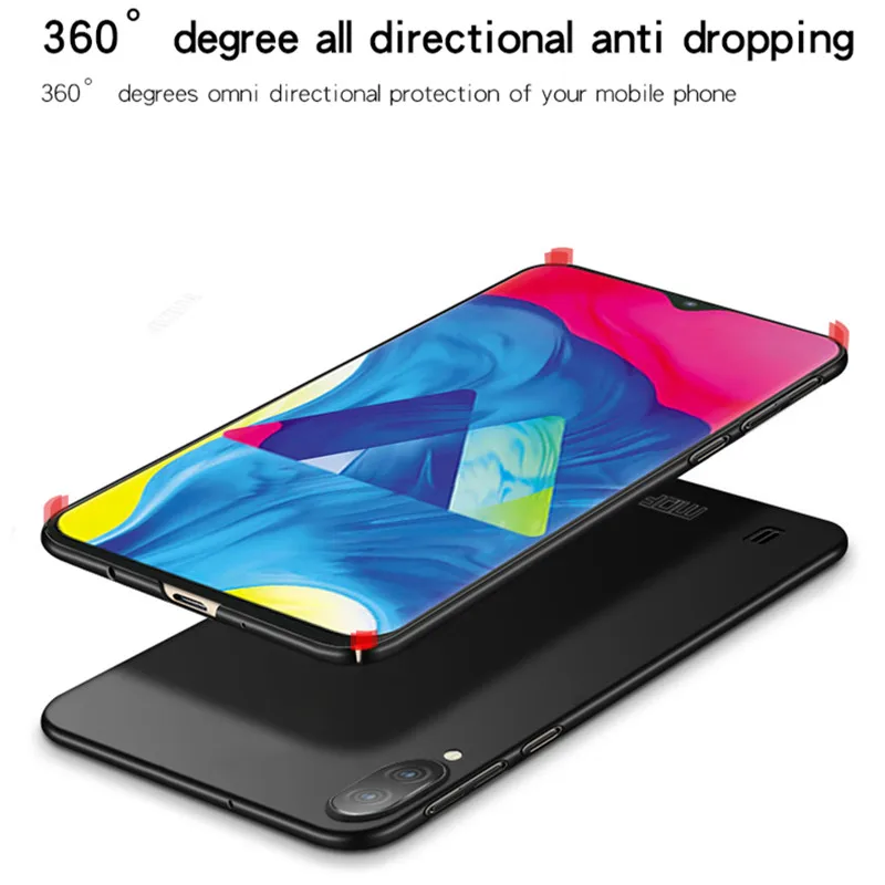 Для samsung Galaxy M10 чехол для задняя крышка 6 22 дюймов Оригинальный MOFI Жесткий ПК