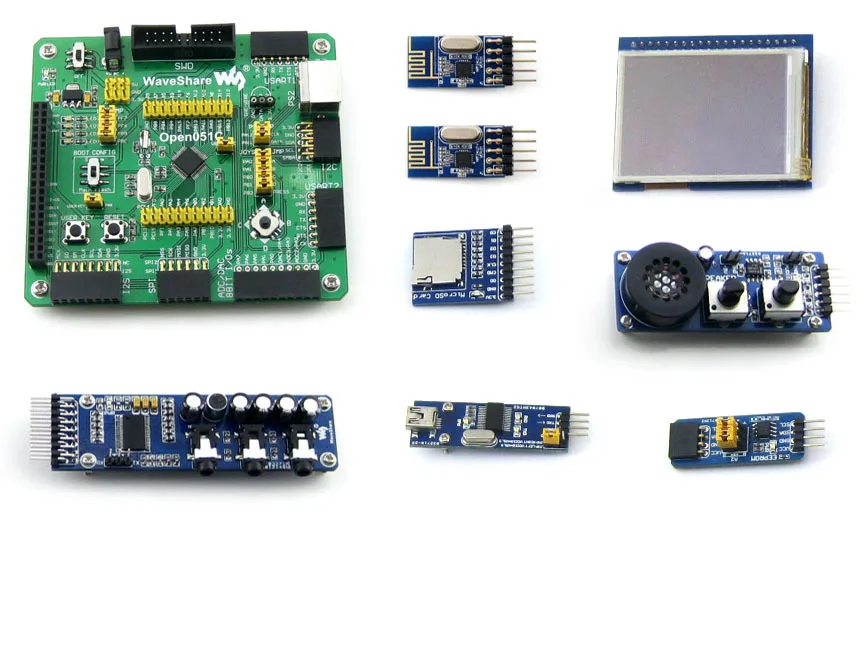 Open051C Вышивка Крестом Пакет = STM32 доска stm32f051c ARM cortex m0 stm32f развитию + 2.2 дюймов 320x240