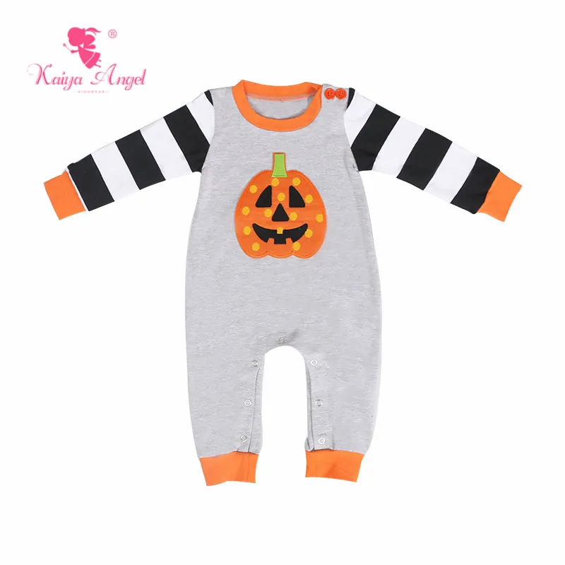 Kaiya Angel/Лидер продаж модные оранжевые хлопковые комбинезоны для новорожденных