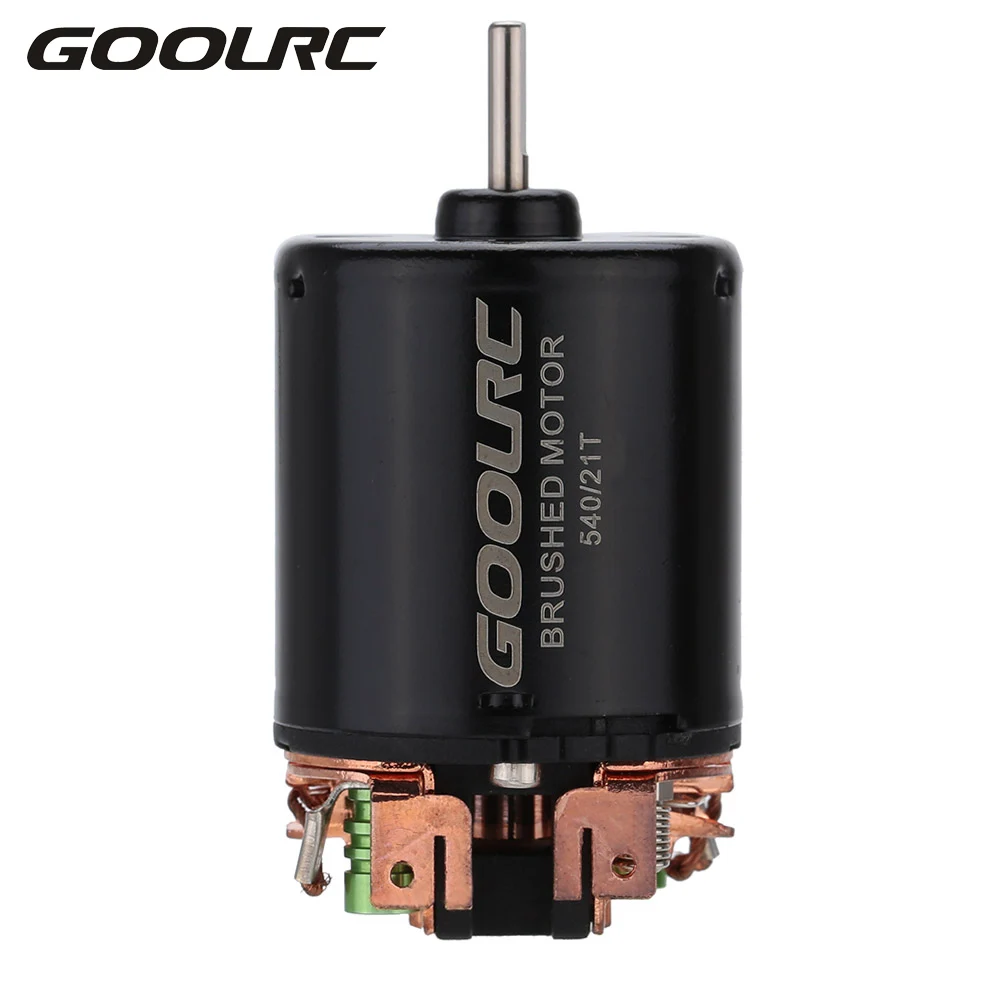 GOOLRC 540 21T 4 полюсные высокоскоростные негабаритные подшипники щеточный двигатель
