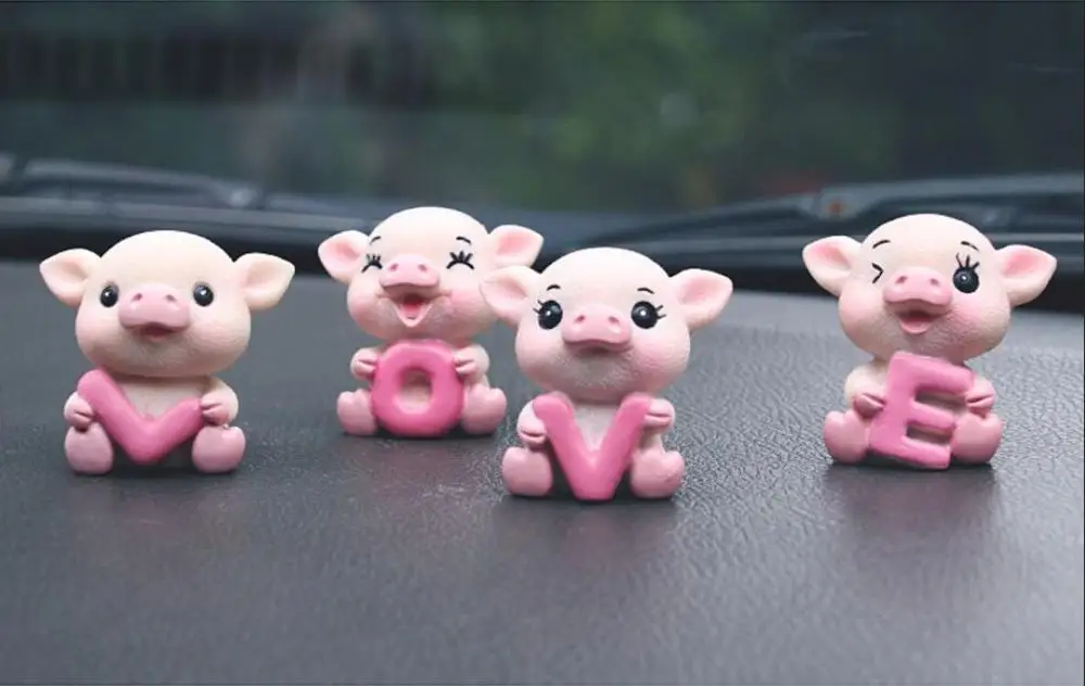 4 шт. Мультяшные украшения для автомобиля | Автомобили и мотоциклы