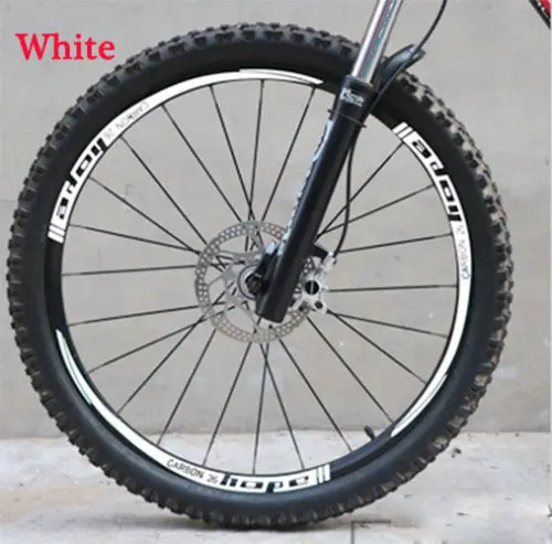 26er White HOPE 26/27. 5/29 дюймов два колеса Набор обода наклейки для горного велосипеда MTB DH HOPE гонки Замена обода наклейки - Color: 26er White