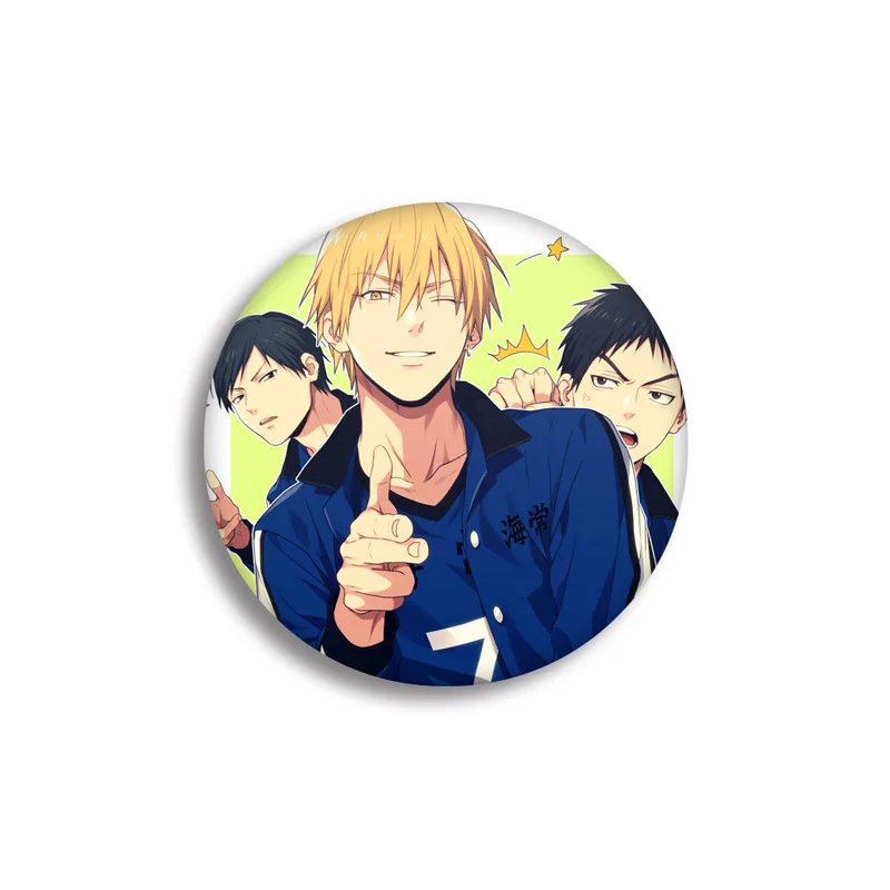 Аниме Kuroko No Basuke значок косплея японская мультяшная фигурка Tetsuya броши булавка