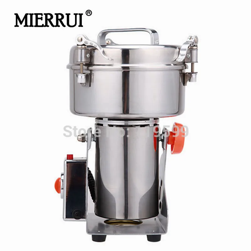 

voltege 220V/110V pepper salt mill spice grinder 1000g corn mill machine food grade stainless steel swing type thumb grinder