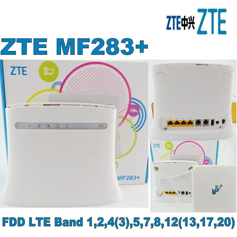 

ZTE MF283+ New Arrival unlock EU Standard 100Mbps 4g lte wireless router