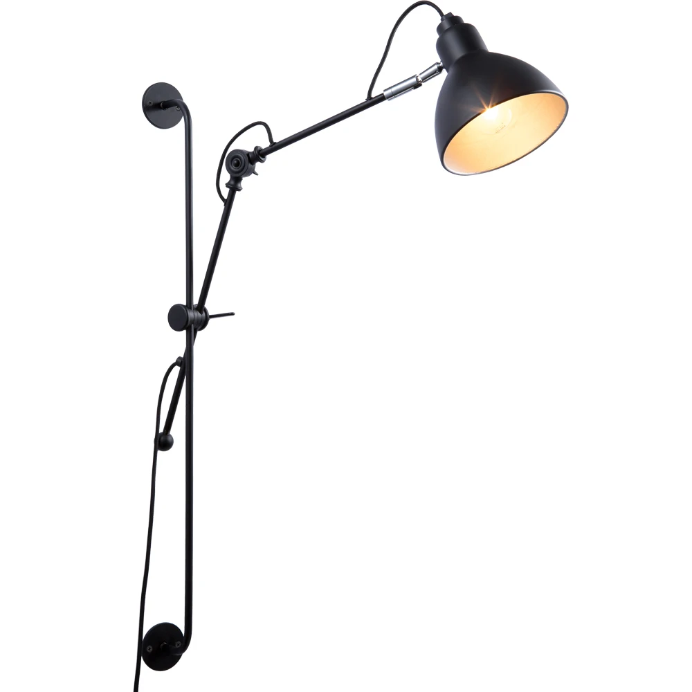 Современная черная промышленная ось кронштейна регулируемая длинная