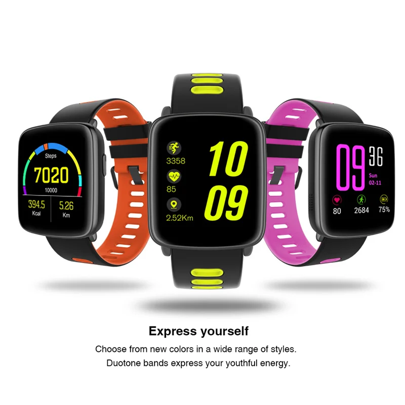 2018 новые smart watch GV68 PK F6 F3 MTK2502 Bluetooth 4 0 SmartWatch Reloj Inteligente непроницаемой IP68 Поддержка