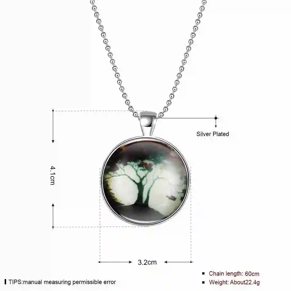 KITEAL Hot Sale Glowing in the dark Clear Neuter pendants Fire tree glow bisuteria horloge | Украшения и аксессуары