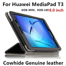 Чехол Обложка из воловьей кожи для Huawei MediaPad T3 чехол Honor Play Tablet 2 8
