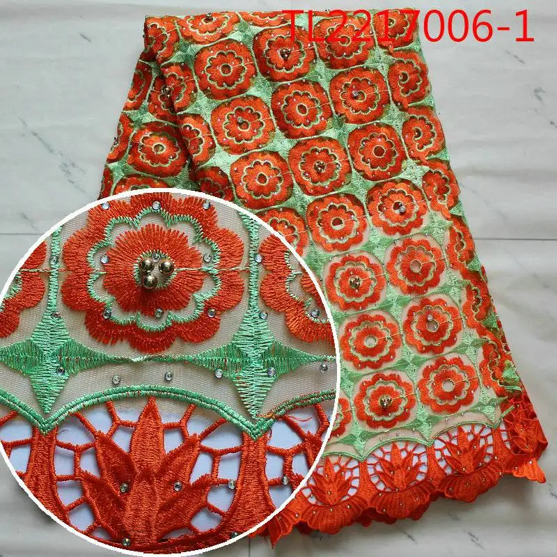 Африканский Кружево Ткань Свадебные украшения Рождество Аксессуары для дома