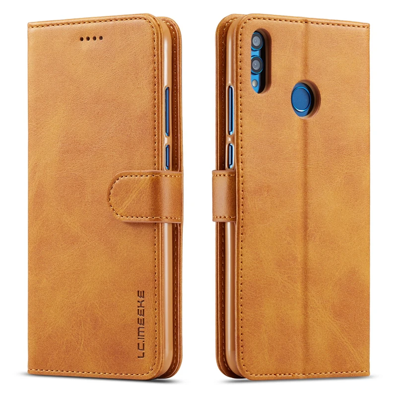 Роскошный кожаный чехол-книжка для Huawei P smart 2019 чехол Smart Plus мобильный телефон Y5 Y9 с