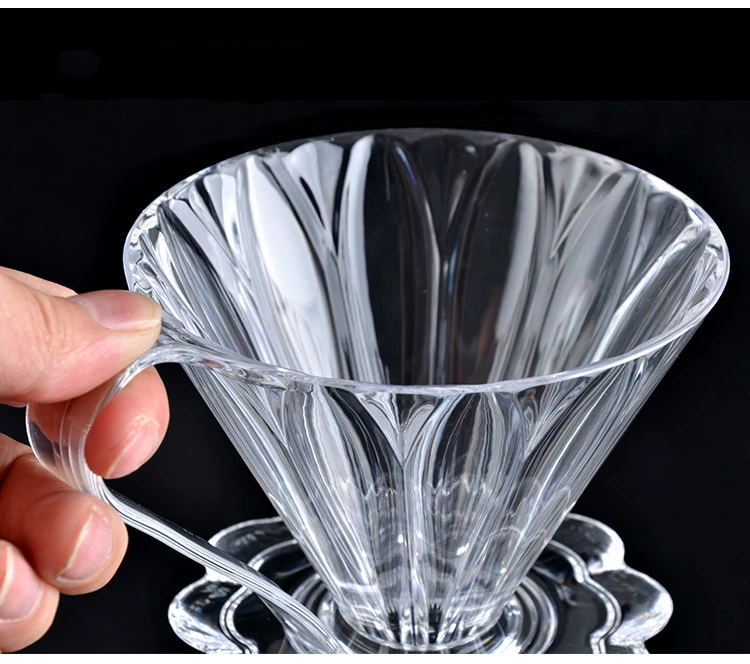 V60 ручной капельный кофе фильтр смолы залить над кофе капельница бумажный конус капельные фильтры бариста кофе заваривания умный капельница 101/102