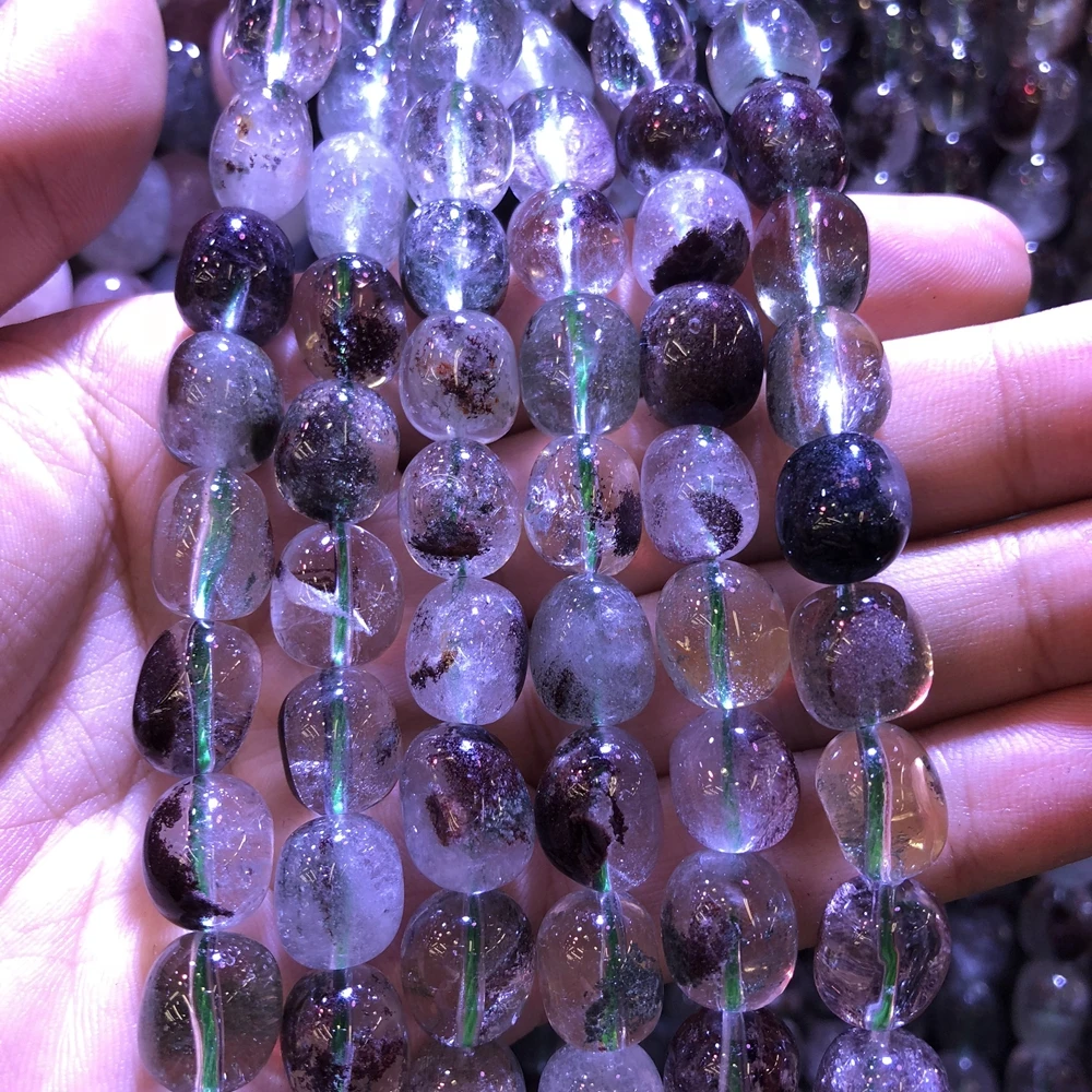 Оптовая продажа 2 струны зеркальный драгоценный камень полированные бусины-Nugget