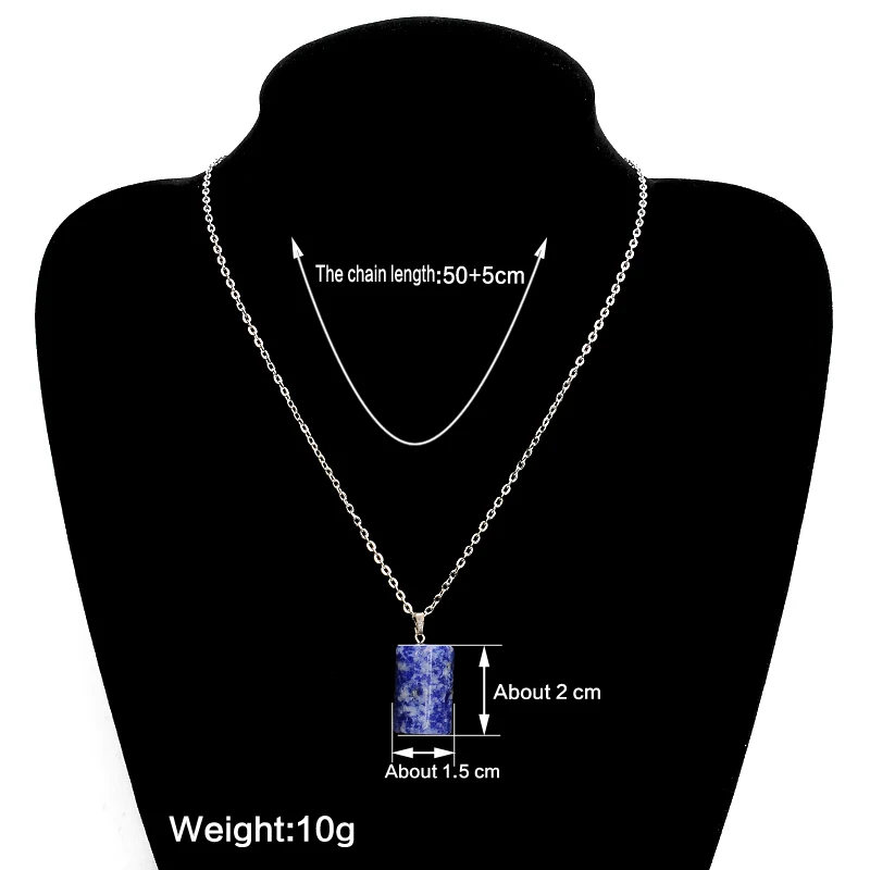 Новые модные ожерелья и подвески из натурального камня с зеленым авантюриновым